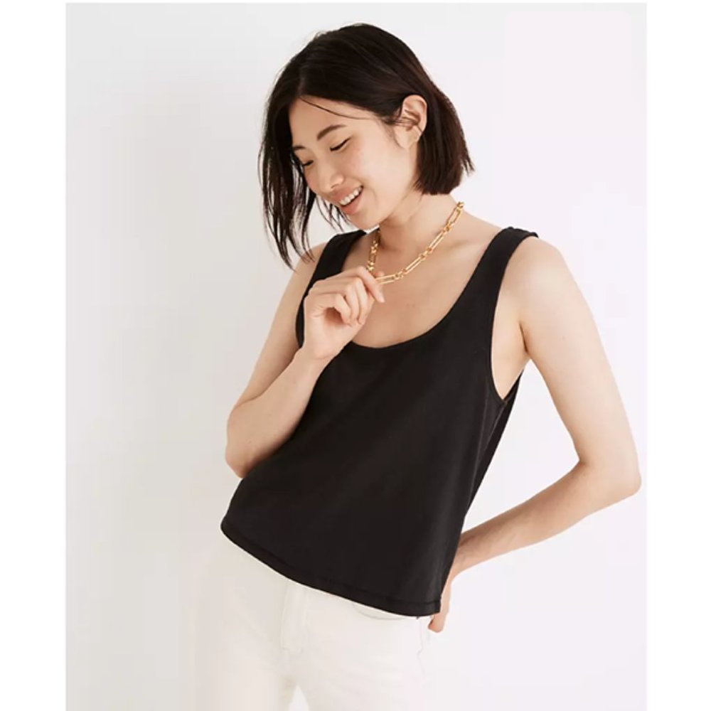 Madewell 100% Silk Sleeveless Top